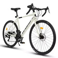 Whisen Rennrad, leichter Aluminiumrahmen, Scheibenbremsen, 16-Gang, schnelle Beschleunigung, geeignet für Damen und Herren