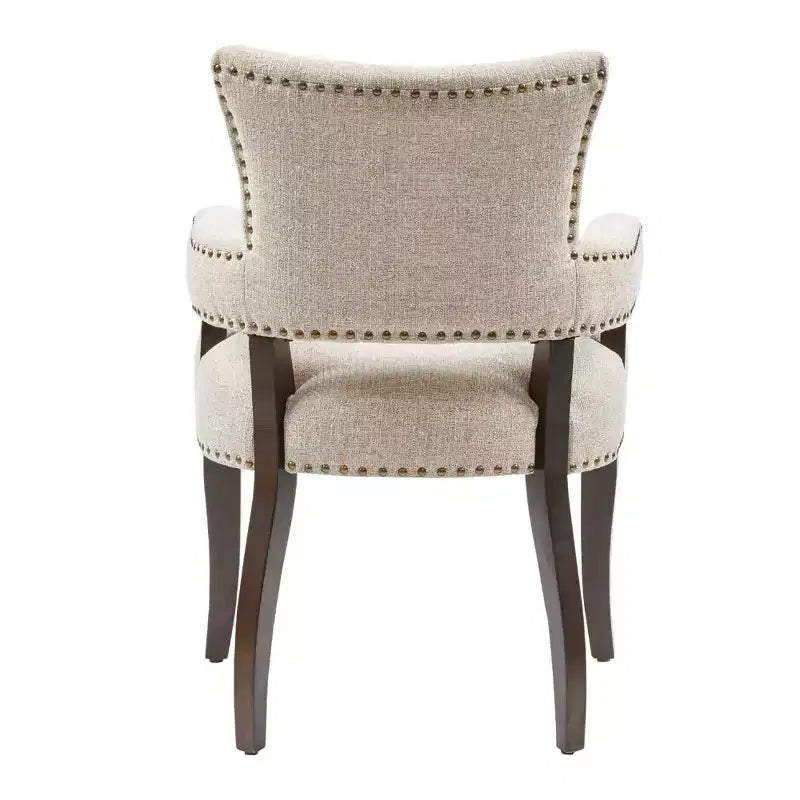 2er-Set Brooklyn Esszimmer-Armstühle Creme