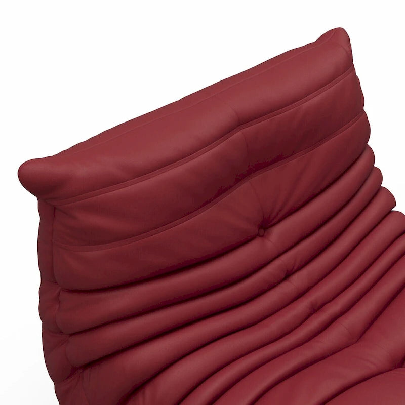 Furgle Mikrofaser-Ledersofa Ergonomisches Design Lazy Sofa Bodensofa
