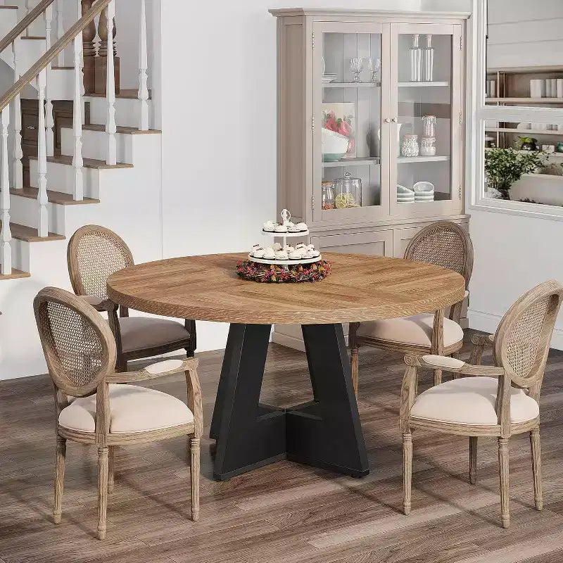 Runder Esstisch, 120 cm, für 4 Personen