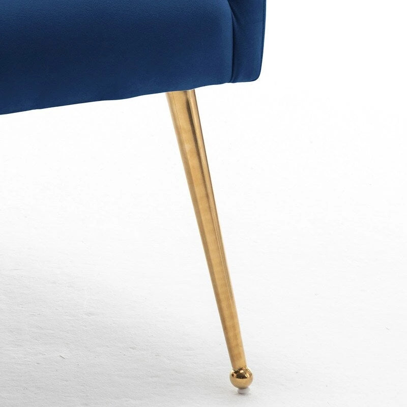 SEYNAR Moderner Glamour Samt-Esszimmerstuhl 8er-Set für das Esszimmer, getufteter Schminkstuhl für das Wohnzimmer (ohne Tisch)