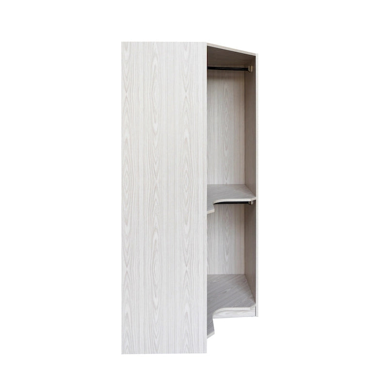 Polygon Eckkleiderschrank mit 2 Türen