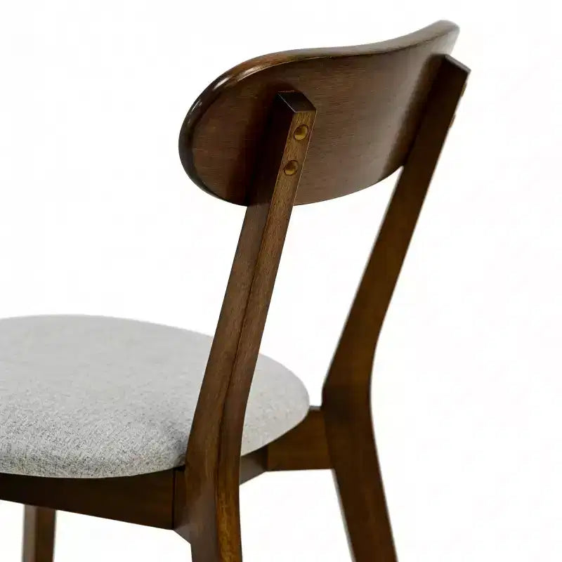 Set aus 2 Esszimmerstühlen aus Massivholz im Mid-Century-Modern-Stil, Küchenstühle für Esszimmer, Restaurant oder Wohnzimmer – Panipeachy