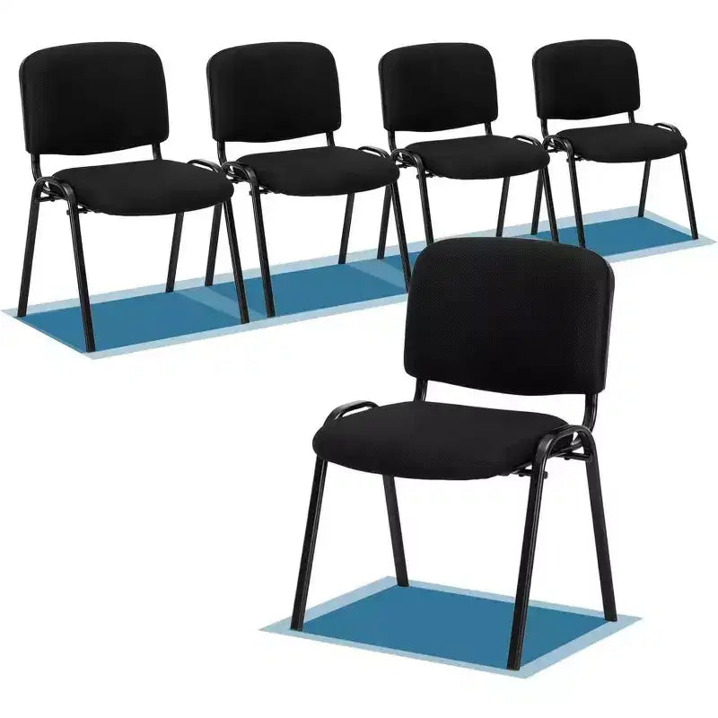 Karl Home 5er-Pack Kirchen- und Konferenzraumstühle aus Mesh