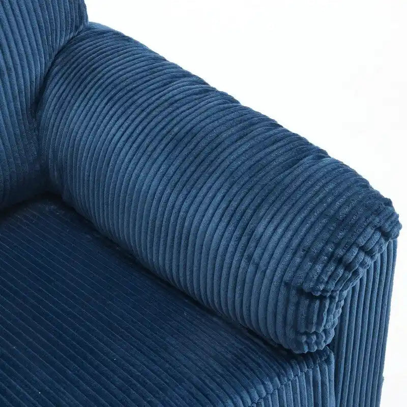 33-Zoll-Drehsessel aus Cord