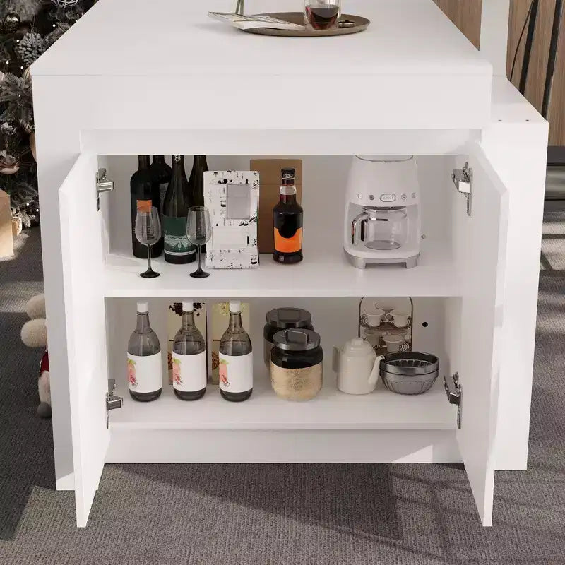 Hitow moderner 110W Hubtisch mit 3 Höhenspeichern, 119 cm max. Höhe, 68 kg Tragkraft, intuitive Bedienung, Kücheninsel/Frühstückstheke