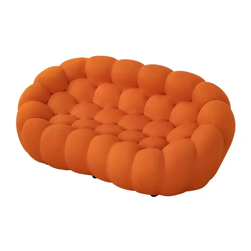 Modernes 2-Sitzer Bubble Sofa, gepolstert, 3D-Textil-Netzstoff für das Wohnzimmer