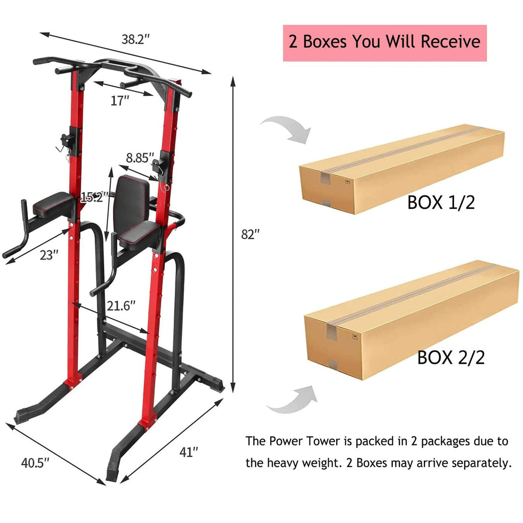 Ainfox Power Tower – multifunktionale Krafttrainingsstation für zu Hause