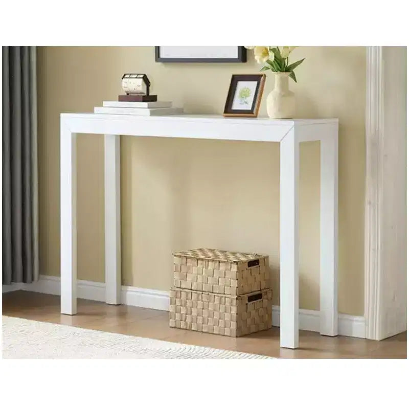 Kings Brand Furniture Russel Konsolentisch – Moderner Flurtisch, Sofatisch, für hinter das Sofa, Flur, Wohnzimmer