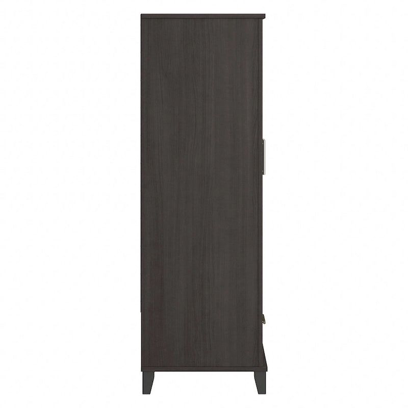 Somerset Hoher Eingangsschrank mit Türen und Schublade von Bush Furniture