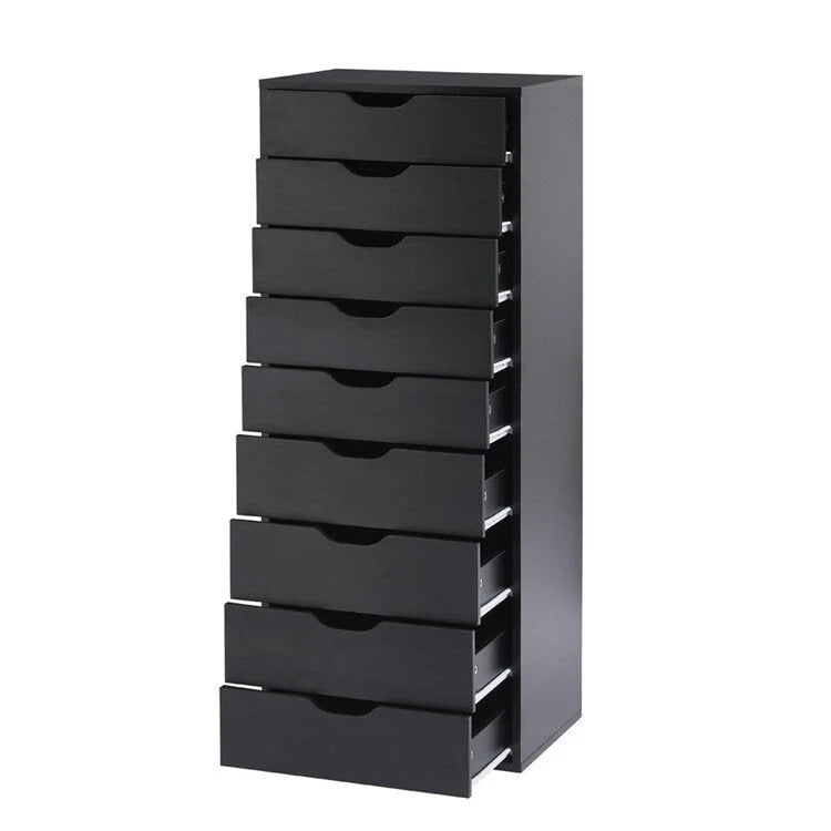 Büroaktenschränke Holzaktenschränke Querformat-Aktenschrank Holzaktenschrank Rollcontainer Rollbarer Aktenschrank