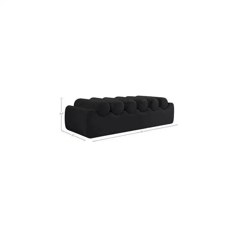 Meridian Furniture,Rumble Sitzbank aus veganem Leder