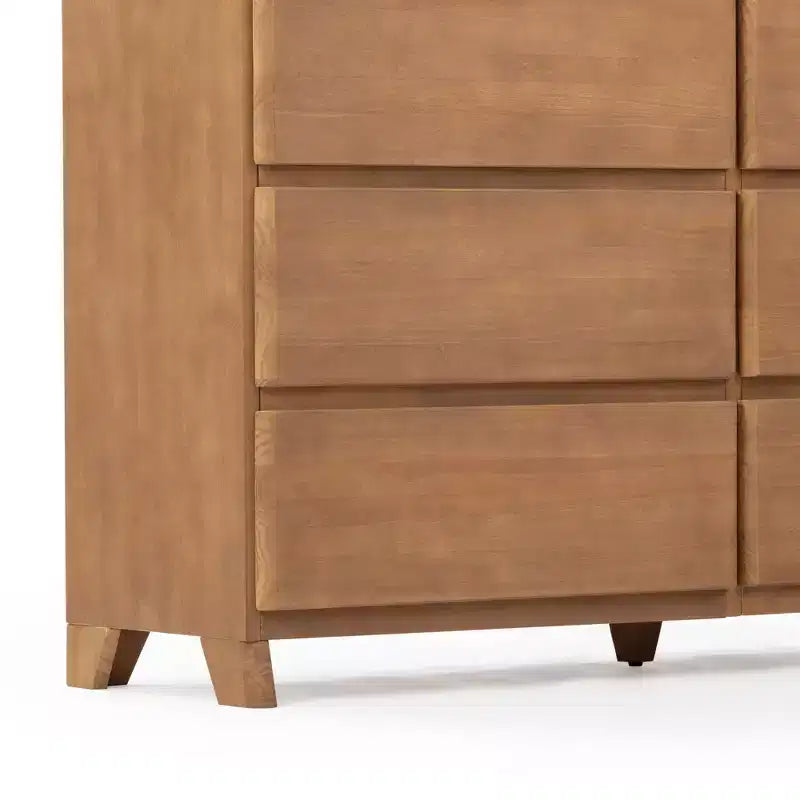 Massivholz-Kommode im Landhausstil mit 6 Schubladen