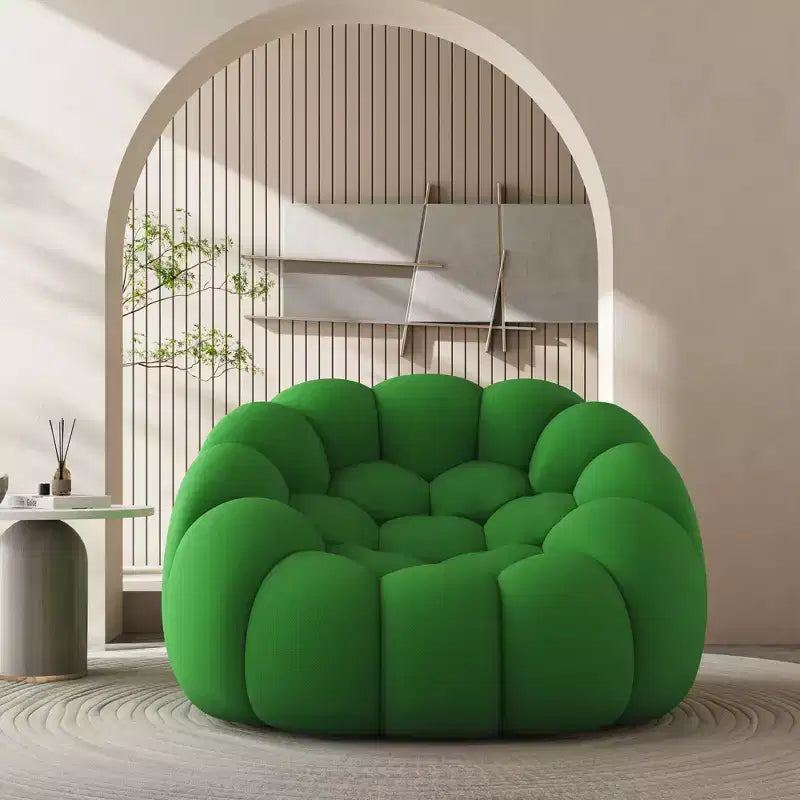 Modernes 2-Sitzer Bubble Sofa, gepolstert, 3D-Textil-Netzstoff für das Wohnzimmer