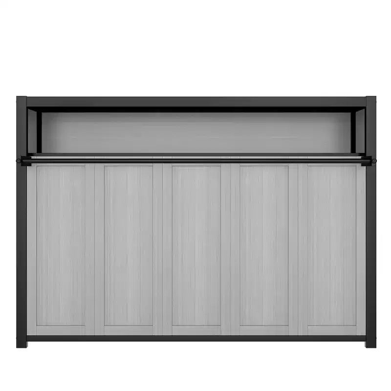 Schrankbett in Twin-Size mit Regalen, Metall-Wandbett mit klappbarem Design für kleine Räume