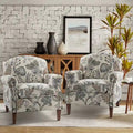 Giampiero Wohnzimmer-Sessel mit Ziernägeln, 2er-Set von HULALA HOME