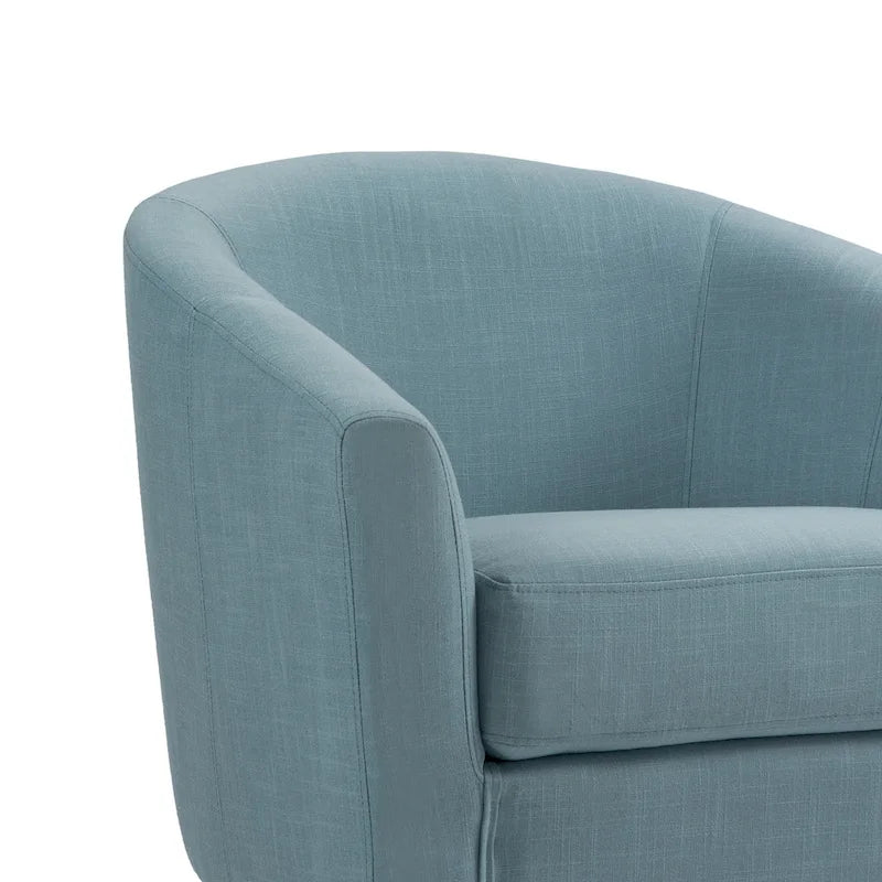 Moderner Loungesessel in Fassform, gemütlicher Armlehnstuhl, Clubsessel