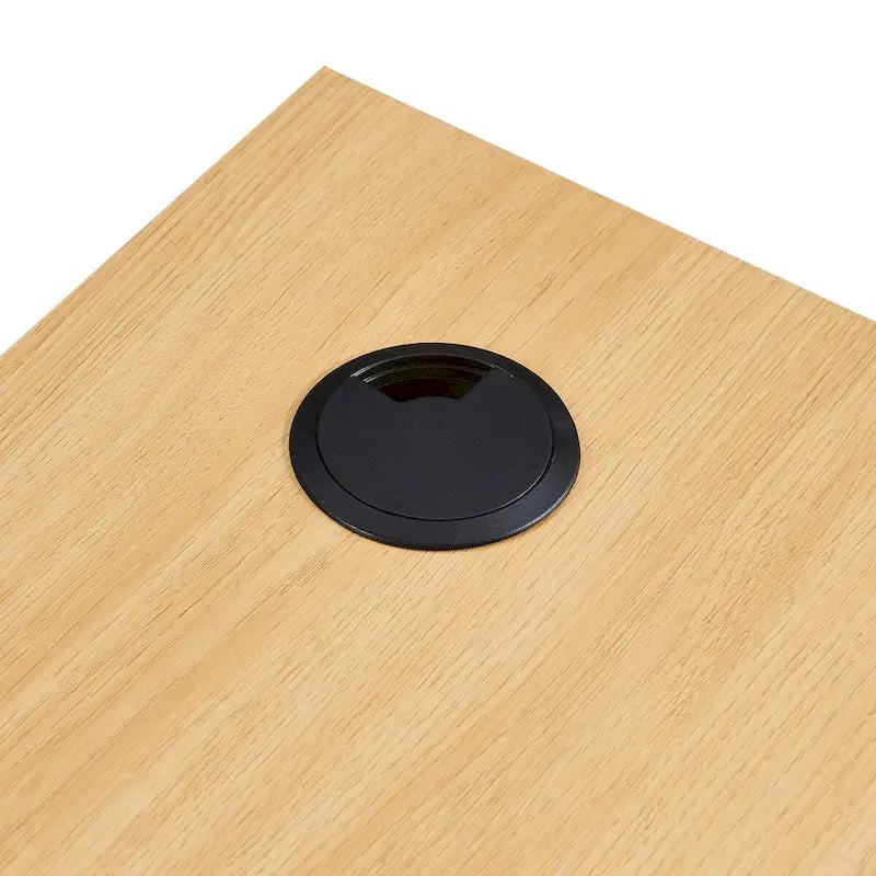 Render Wandmontierter Eckschreibtisch