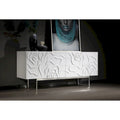 Modernes Sideboard in Weiß Hochglanz mit Soft-Close-Türen