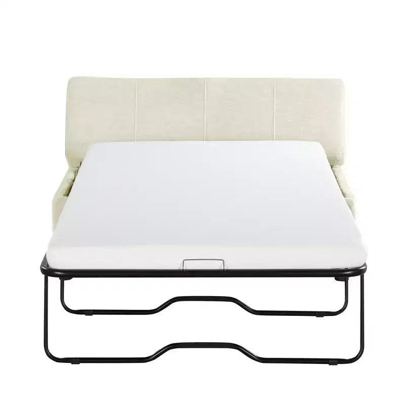 Wandelbares Twin-Size-Schlafsofa mit Bettkasten und Matratze – platzsparendes Gästebett für Wohnzimmer und Wohnung