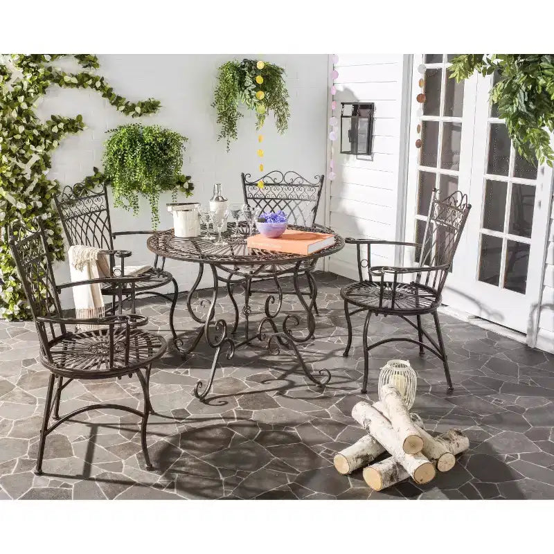Thessaly 5-teiliges Terrassen-Set - Indoor/Outdoor - PAT5003 - Safavieh