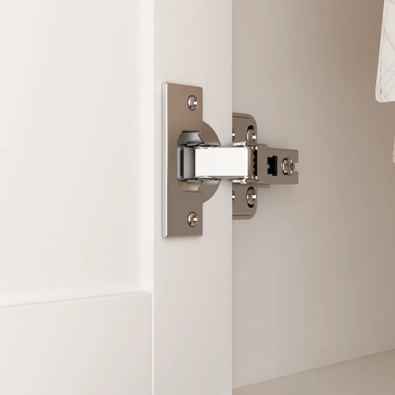 Kleiderschrank mit Spiegel, verstellbarer Kleiderstange und platzsparendem Design
