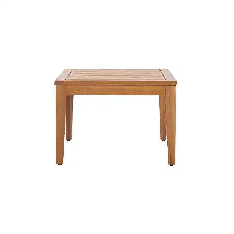 ModernLuxe 4/5-teiliges Akazienholz-Terrassenmöbel-Sofa-Set, Outdoor-Sitzgruppe mit Couchtisch für Veranda/Garten/Balkon