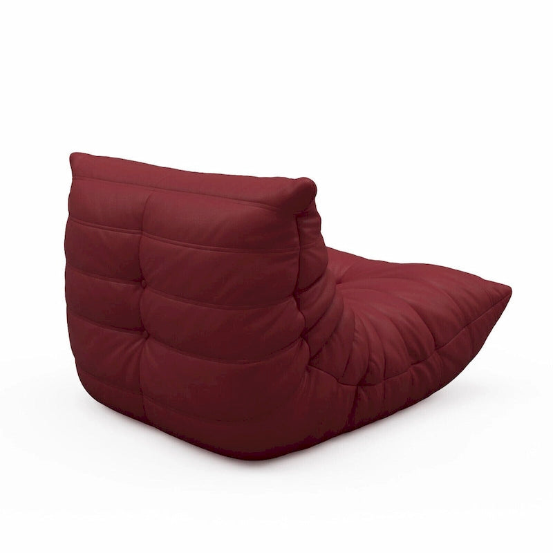 Furgle Mikrofaser-Ledersofa Ergonomisches Design Lazy Sofa Bodensofa