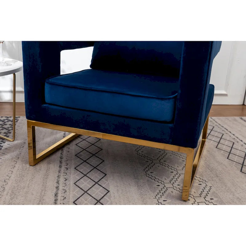Roundhill Furniture Lenola zeitgenössischer gepolsterter Akzentsessel