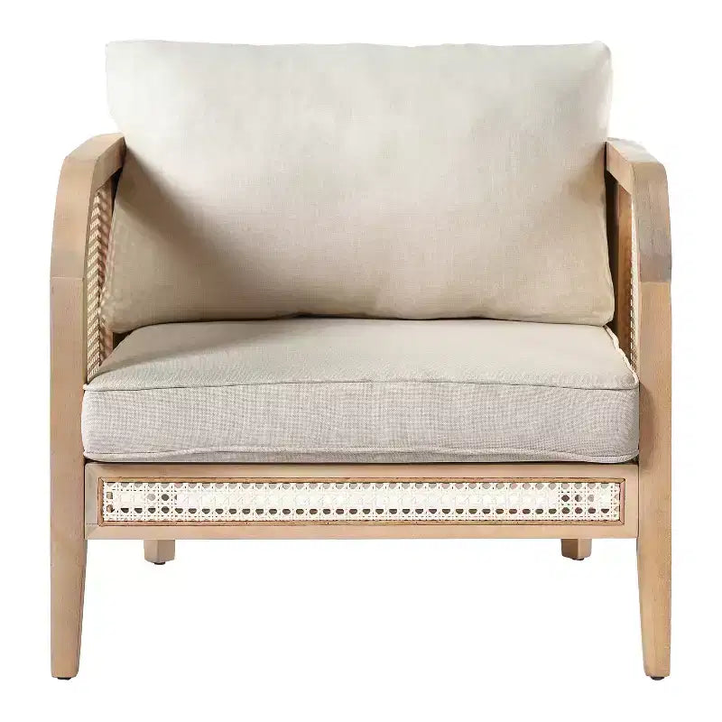 Christopher Knight Home Maciej 3-teiliges Outdoor-Sitzgruppen-Set aus rustikalem Akazienholz und Rattan