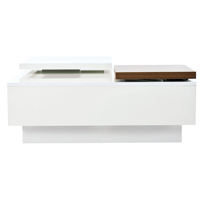 Moderner quadratischer Couchtisch aus Holz