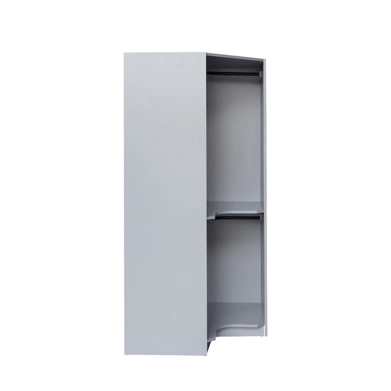 Polygon Eckkleiderschrank mit 2 Türen