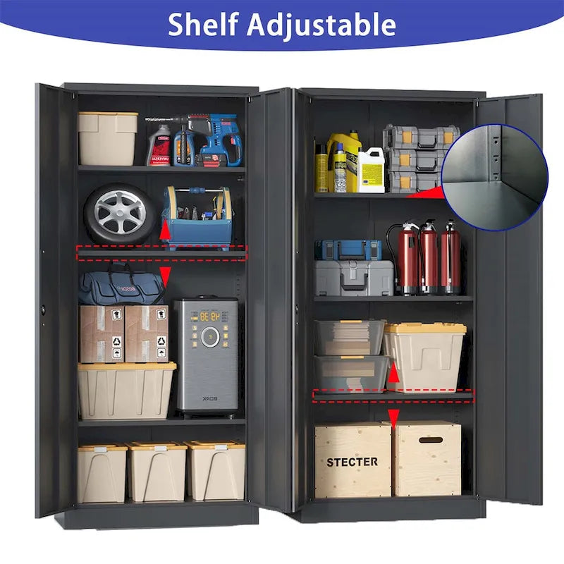 Metall-Garagenschrank
