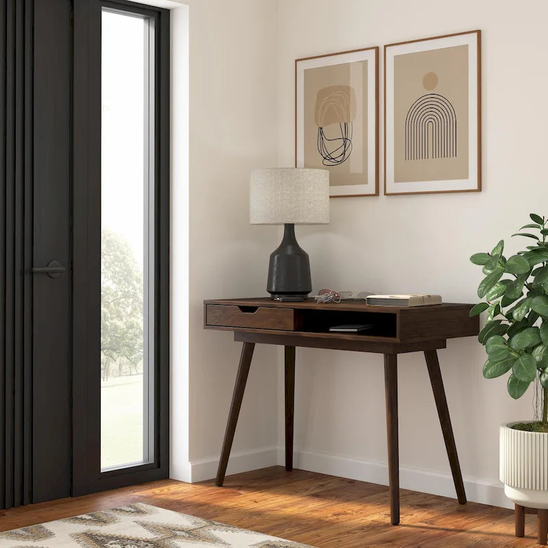Bush Furniture Nora 40 Zoll breiter Schreib- und Computertisch mit Stauraum
