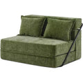 VINGLI Futon-Schlafsofa, Schlafsessel, Bodensofa, kleines Einzel-Schlafsofa, klappbare Matratze