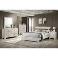 Annis 6-teiliges weißes Schlafzimmer-Set mit Plattformbetten
