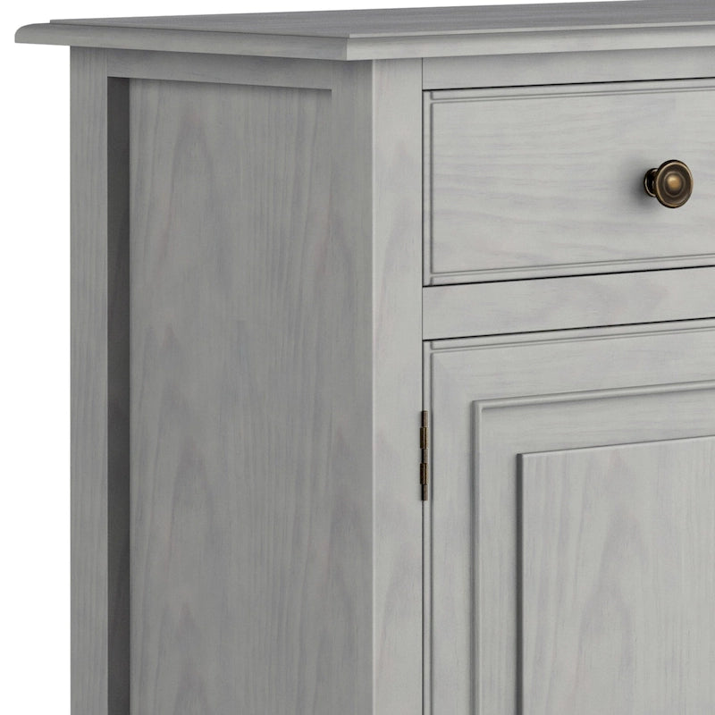 WYNDENHALL Hampshire 40 Zoll breiter Aufbewahrungsschrank für den Eingangsbereich aus Massivholz im traditionellen Stil - 40w x 15t x 36h