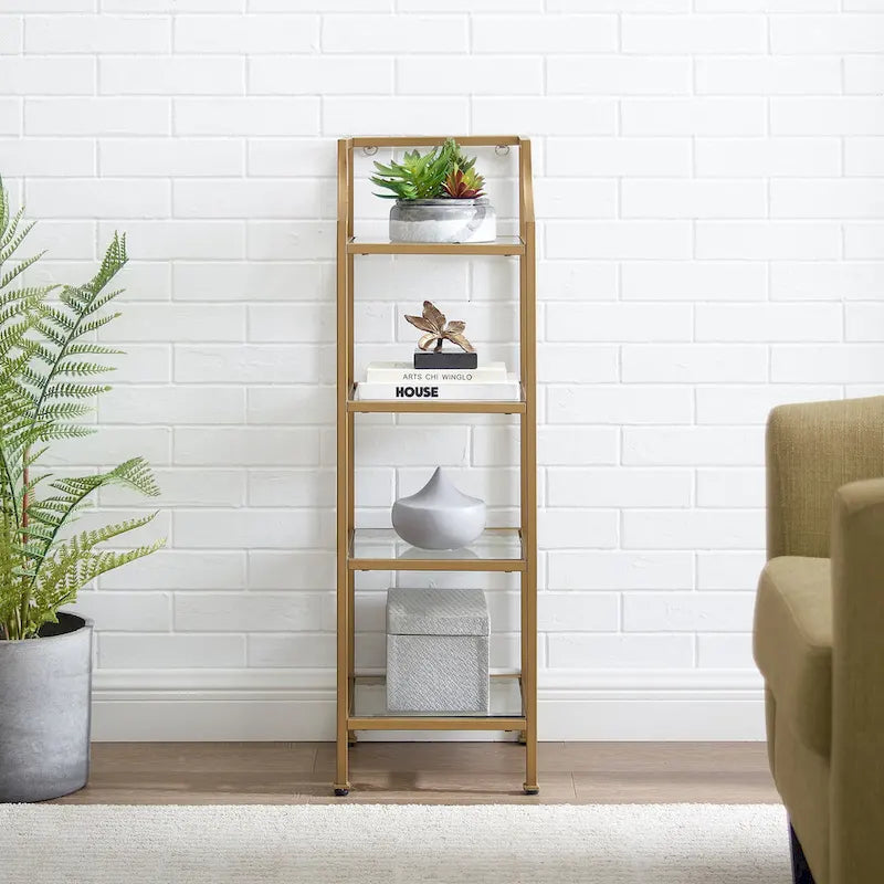 Crosley Aimee kurzes Standregal – 12,5 B x 12,5 T x 40 H