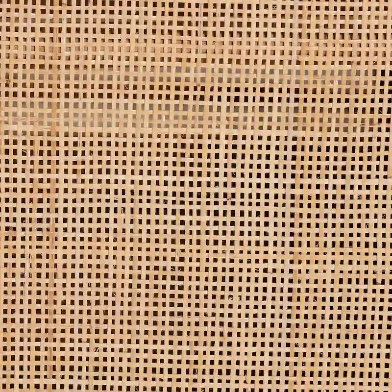 Evania Bohemian Natur-Rattan-Schrank mit 3 Türen