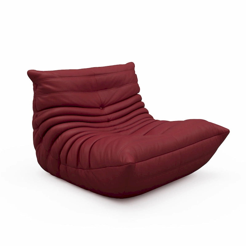 Furgle Mikrofaser-Ledersofa Ergonomisches Design Lazy Sofa Bodensofa