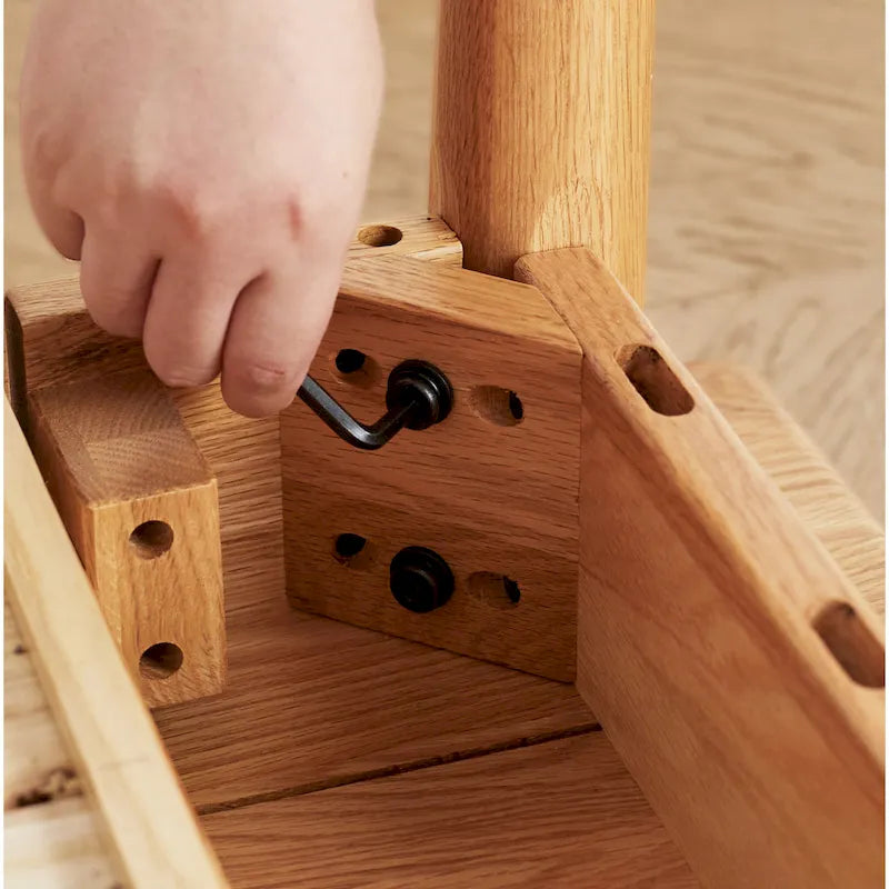 Massivholz-Schreibtisch mit Schublade für den Wohnbereich