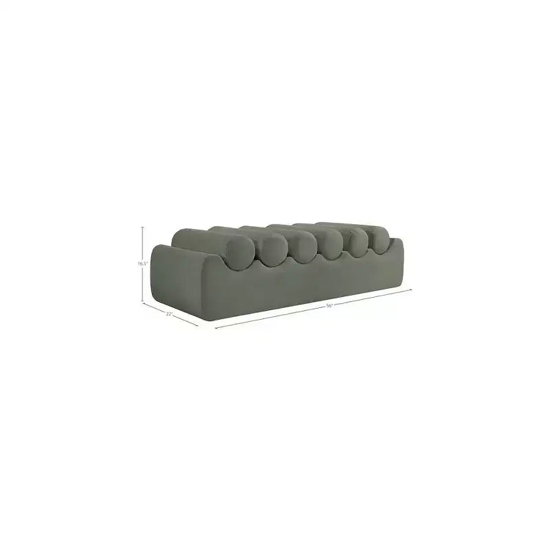 Meridian Furniture,Rumble Sitzbank aus veganem Leder