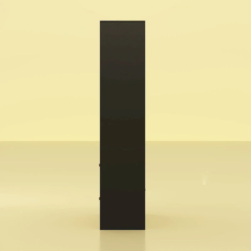 Kleiderschrank mit Spiegel, verstellbarer Kleiderstange und platzsparendem Design