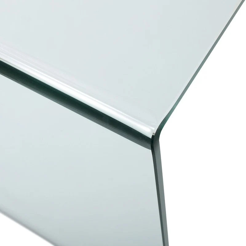 Ramona Schreibtisch aus gehärtetem Glas von Christopher Knight Home