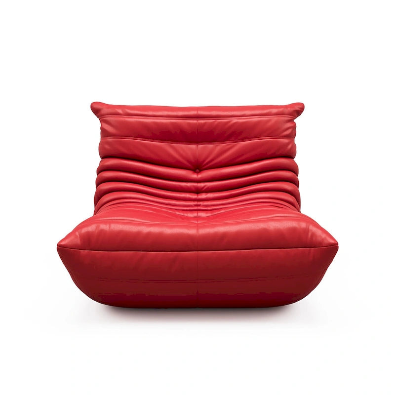 Furgle Mikrofaser-Ledersofa Ergonomisches Design Lazy Sofa Bodensofa