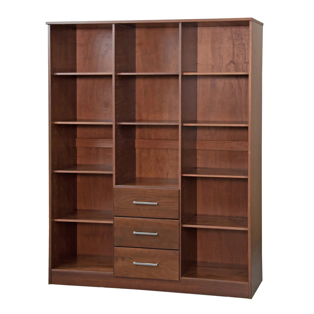 Palace Imports 100% Massivholz Cosmo Kleiderschrank mit 3 Türen mit Massivholz- oder Spiegeltüren
