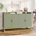 Buffetschrank mit Stauraum-Sideboard, 4 Türen, 120 cm breit, modernes Medien-Sideboard