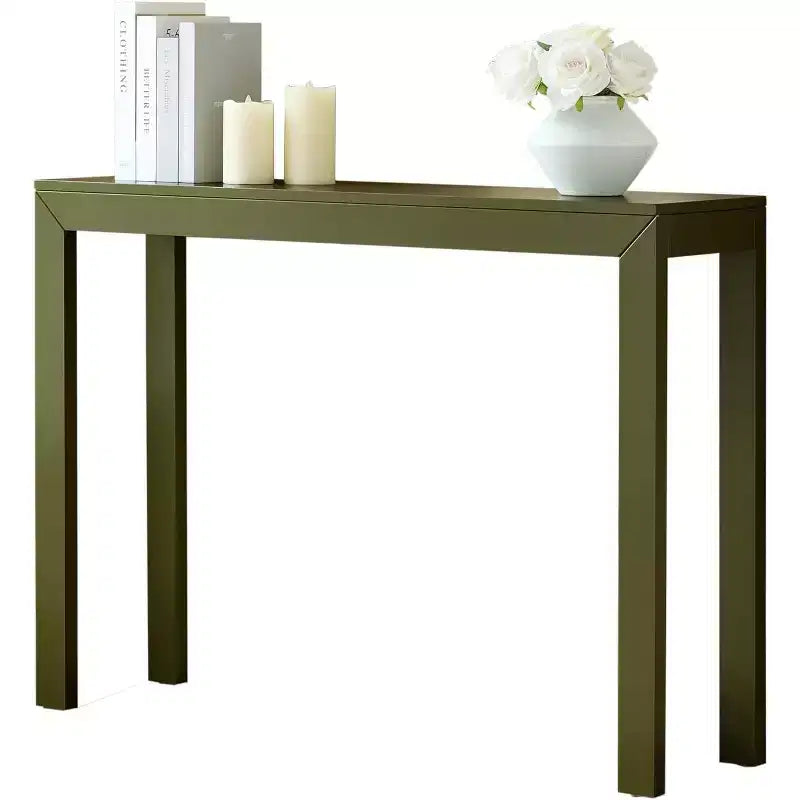 Kings Brand Furniture Russel Konsolentisch – Moderner Flurtisch, Sofatisch, für hinter das Sofa, Flur, Wohnzimmer