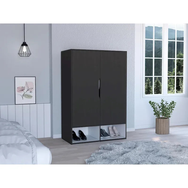 FM Furniture Rose Doppelschrank mit Kleiderstange
