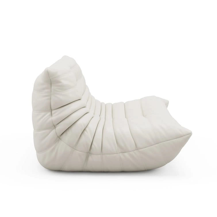 Furgle Mikrofaser-Ledersofa Ergonomisches Design Lazy Sofa Bodensofa
